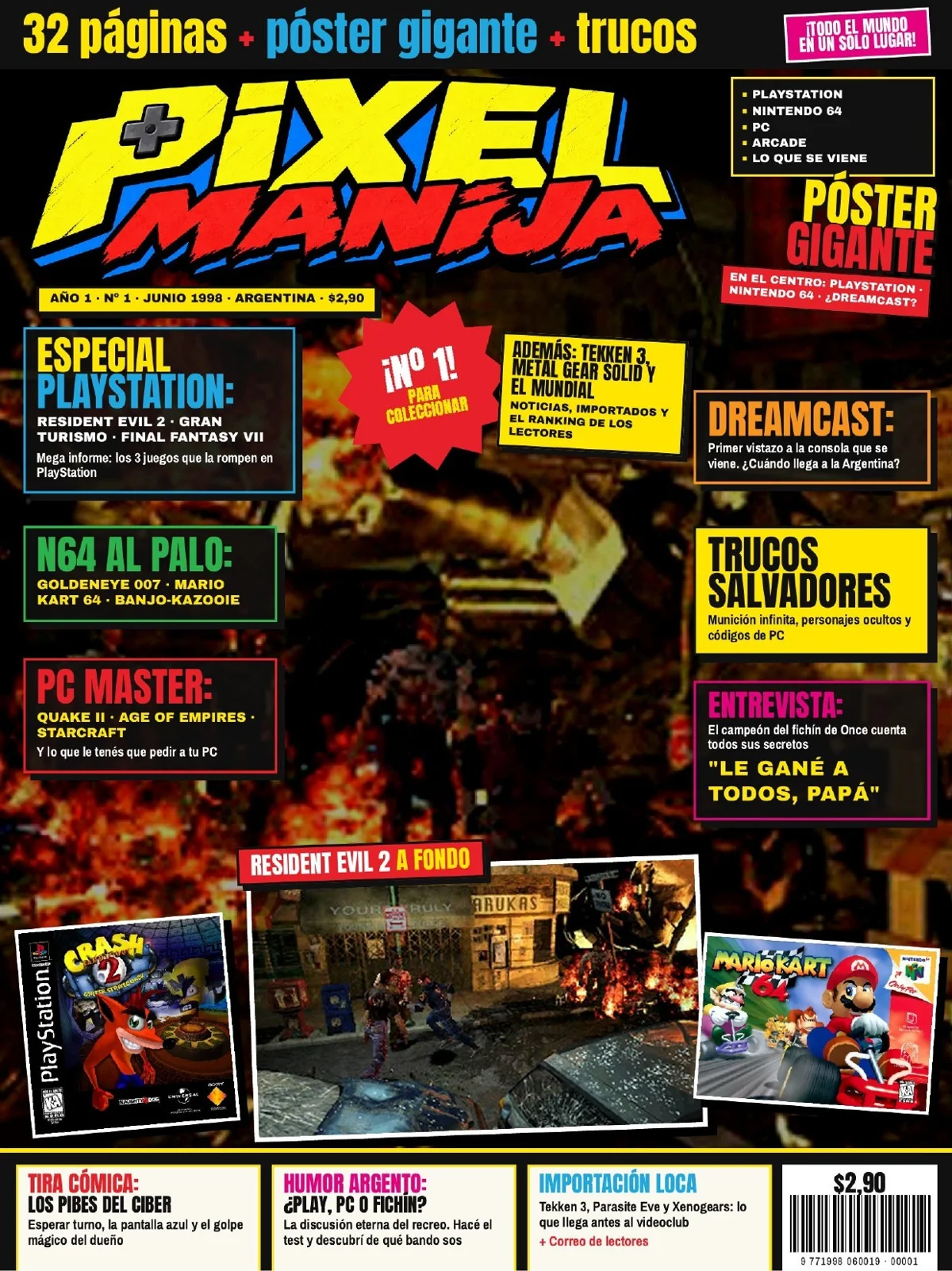 Tapa de Pixel Manija Nº 1