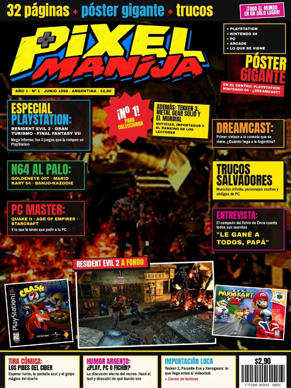 Tapa de Pixel Manija Nº 1